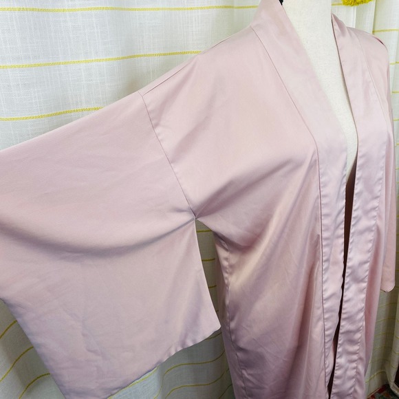 Miss Guided Kimono Robe Cardigan Womens Size 6 Oversized Lounge Wear Luxe Casual - Picture 7 of 11